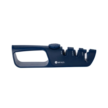 Dụng cụ mài dao kéo Elmich EL8.425DB xanh đậm 3 rãnh đa năng, nhỏ gọn chuẩn châu Âu - Giá 229.000 VND