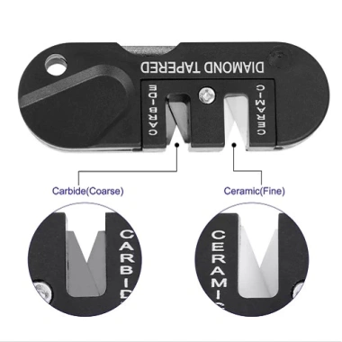 Dụng Cụ Mài Dao Kéo Mini Đa Năng Hình Bầu Dục, Cầm Tay, Lỗ Móc Treo, Bỏ Túi - Giá chỉ 47.000đ