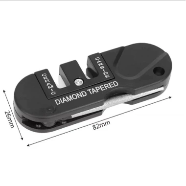 Dụng Cụ Mài Dao Kéo Mini Đa Năng Hình Bầu Dục, Cầm Tay, Lỗ Móc Treo, Bỏ Túi - Giá chỉ 47.000đ