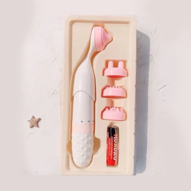 Dụng cụ mát xa mắt mini, máy rửa mặt và massage mắt, chống bọng thâm quầng, chất xịn, giá 26k