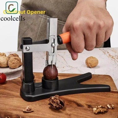 Dụng cụ mở hạt dẻ COOLCELLS thép không gỉ, tay cầm chống trượt, bẻ đai ốc, cắt pecan - Giá 133.980 VND