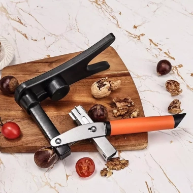 Dụng cụ mở hạt dẻ COOLCELLS thép không gỉ, tay cầm chống trượt, bẻ đai ốc, cắt pecan - Giá 133.980 VND