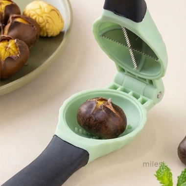 Dụng cụ mở hạt dẻ và tách vỏ óc chó - Máy gọt vỏ hạt dẻ gia dụng, giá chỉ 33.400₫ 8