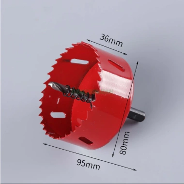 Dụng Cụ Mũi Khoan Tròn 80mm - Khoét Kim Loại Nhựa, Máng Ăn, Máng Nước Uống tiện lợi, 59.000đ