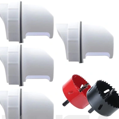 Dụng Cụ Mũi Khoan Tròn 80mm - Khoét Kim Loại Nhựa, Máng Ăn, Máng Nước Uống tiện lợi, 59.000đ