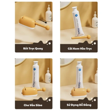 Dụng Cụ Nặn Kem Đánh Răng Shiba – Thiết Kế Thông Minh, Nhỏ Gọn, Dễ Dùng, Tiết Kiệm, An Toàn, Giá 27.000đ