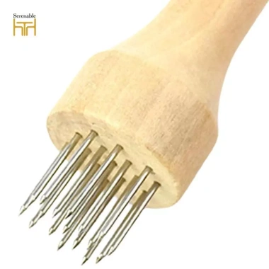Dụng cụ nấu ăn cầm tay làm mềm thịt, tay cầm gỗ - Bít tết, cá, bò, gà, giá 61.600₫ 3