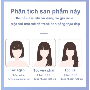 Dụng cụ nhuộm tóc không phai 360 ngày, không amoniac, gạo nâu bạc hà - 96.330đ 9 Dụng cụ nhuộm tóc không phai 360 ngày, không amoniac, gạo nâu bạc hà - 96.330đ 9