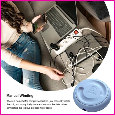 Dụng Cụ Quấn Dây Cáp Sạc & Tai Nghe USB Thiết Kế Dễ Thương, Tiện Dụng, Mang Theo Du Lịch - Chỉ 110.000₫ 9