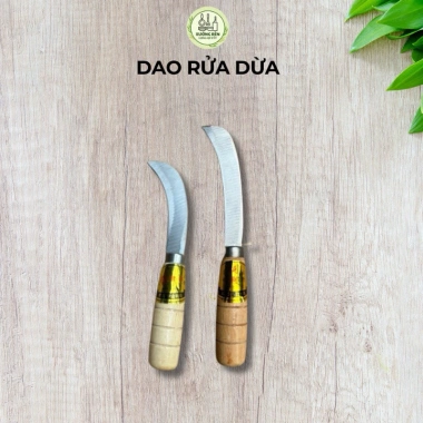 Dụng cụ rửa dừa và hái trái dừa nhập khẩu sắc bén 3 tấc 2 tấc - Giá chỉ 20.000đ