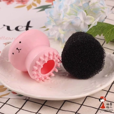 Dụng Cụ Rửa Mặt Con Bạch Tuộc Siêu Mềm 2 trong 1 - Thải Độ Bụi, Da Mịn, Giá 15.000 VND