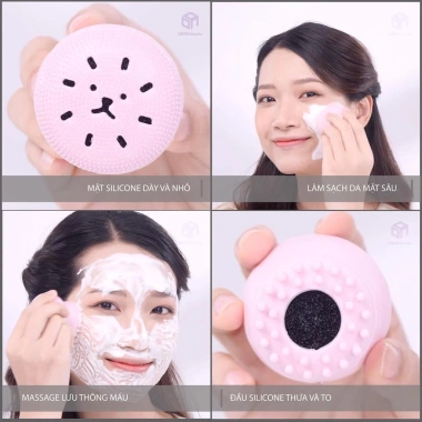 Dụng cụ rửa mặt VACOSI Boover Cleanser DC03 - Siêu sạch, công nghệ rung, giảm giá 22% chỉ 67.680 VND