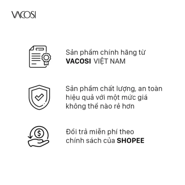 Dụng cụ rửa mặt VACOSI Boover Cleanser DC03 - Siêu sạch, công nghệ rung, giảm giá 22% chỉ 67.680 VND