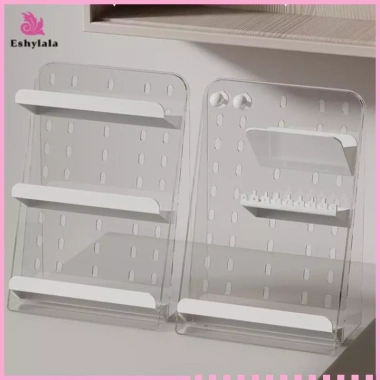 Dụng cụ sắp xếp mỹ phẩm và trang sức Acrylic 3 tầng cho phòng tắm Vanity giá ưu đãi 128.590đ