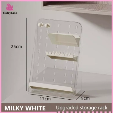 Dụng cụ sắp xếp mỹ phẩm và trang sức Acrylic 3 tầng cho phòng tắm Vanity giá ưu đãi 128.590đ