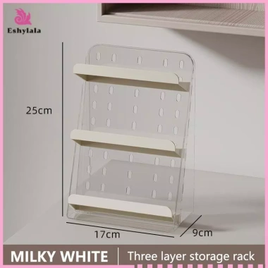 Dụng cụ sắp xếp mỹ phẩm và trang sức Acrylic 3 tầng cho phòng tắm Vanity giá ưu đãi 128.590đ 9 Dụng cụ sắp xếp mỹ phẩm và trang sức Acrylic 3 tầng cho phòng tắm Vanity giá ưu đãi 128.590đ 9