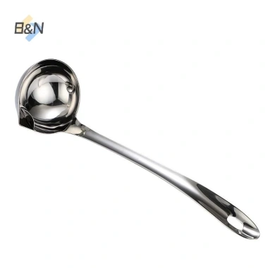 Dụng cụ tách dầu mỡ súp thép không gỉ B&N muỗng Skimmer cách nhiệt, chống bỏng, lọc sạch nhanh 4 Dụng cụ tách dầu mỡ súp thép không gỉ B&N muỗng Skimmer cách nhiệt, chống bỏng, lọc sạch nhanh 4