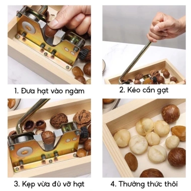 Dụng Cụ Tách Hạt Mắc Ca, Óc Chó Siêu Nhỏ Gọn - Giá Giảm 296.000₫ (Giá Gốc 364.080₫) 2