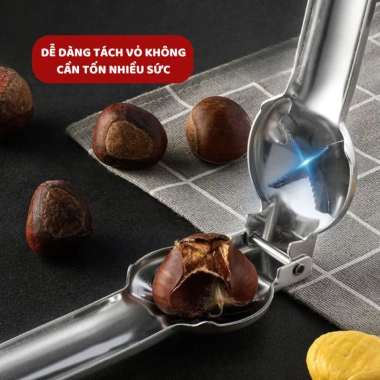 Dụng Cụ Tách Vỏ Hạt Dẻ và Óc Chó Đa Năng Thép Không Gỉ - Nhanh Chóng, Dễ Dàng, Sạch Sẽ - My Home Store TH001 3