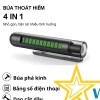 Dụng cụ thoát hiểm ô tô 4in1 VIETMART CAR – Bảng số, đèn pin, dao cắt, giá 320.000₫ 6