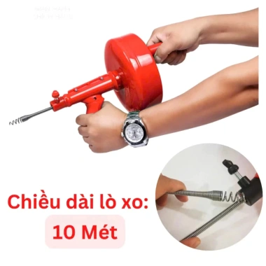 Dụng cụ thông cống, thoát nước 3-10m cho lavabo, ống cống, phòng tắm – Giá ưu đãi 137.449 VND