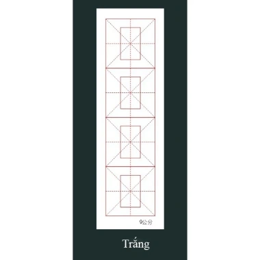 Dụng Cụ Thư Pháp 100 Tờ - Giấy luyện viết Kè Ô Hồi Ô Mễ, luyện chữ Lâm Thiếp Hán Việt, giảm giá 35.640 VND