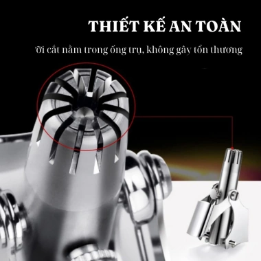 Dụng cụ tỉa lông mũi cầm tay thép không gỉ - Cắt không đau, an toàn, vệ sinh, giá 24.000 VND 4