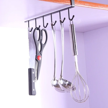 Dụng Cụ Treo Đồ Nhà Bếp Đa Năng Tiện Lợi - Kẹp Tủ Bếp, Treo Quần Áo, Túi Xách - Chỉ 30.500 VND