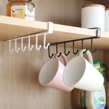 Dụng Cụ Treo Đồ Nhà Bếp Đa Năng Tiện Lợi - Kẹp Tủ Bếp, Treo Quần Áo, Túi Xách - Chỉ 30.500 VND