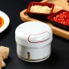Dụng Cụ Xay Tỏi Ớt Bằng Tay Có Dây Kéo Tiện Dụng Chooper Trắng Giá 29.000 2