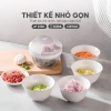 Dụng cụ xay tỏi ớt Lebenlang LBL3.939 450ml lưỡi bén, dây rút tiện lợi - chính hãng 6