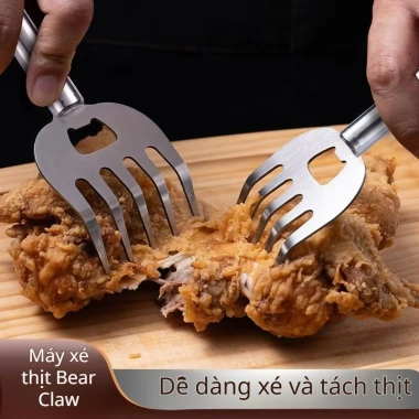 Dụng Cụ Xé Thịt Thép Không Gỉ 5 Ngạnh - Đa Năng, Chắc Chắn, Giá Ưu Đãi 76.450₫