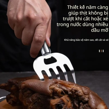 Dụng Cụ Xé Thịt Thép Không Gỉ 5 Ngạnh - Đa Năng, Chắc Chắn, Giá Ưu Đãi 76.450₫ 4 Dụng Cụ Xé Thịt Thép Không Gỉ 5 Ngạnh - Đa Năng, Chắc Chắn, Giá Ưu Đãi 76.450₫ 4