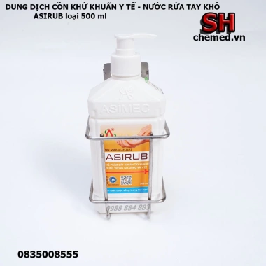 Dung dịch cồn khử khuẩn tay SDS HAND RUB ASIRUB 500ml-1.000ml, khô nhanh, không gây khô da, hàng chính hãng, Giá 59.520₫