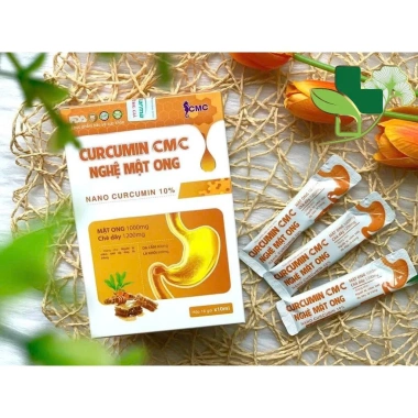 Dung dịch Dạ Dày Curcumin Nghệ Mật Ong - Giảm viêm loét, ợ nóng, đau bao tử, 120k