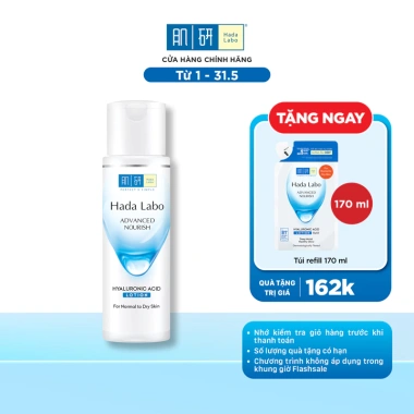 Dung dịch dưỡng ẩm tối ưu Hada Labo Advanced Nourish Lotion 170ml cho da thường - khô Giá ưu đãi 184.000 VND