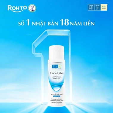 Dung dịch dưỡng ẩm tối ưu Hada Labo Advanced Nourish Lotion 170ml cho da thường - khô Giá ưu đãi 184.000 VND