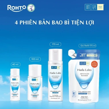 Dung dịch dưỡng ẩm tối ưu Hada Labo Advanced Nourish Lotion 170ml cho da thường - khô Giá ưu đãi 184.000 VND