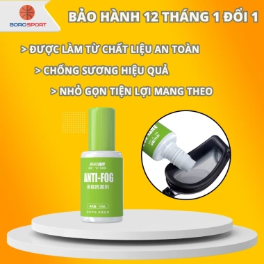 Dung Dịch Gel Bôi Kính Bơi Cleanco Boro Sport - Chống Sương Mờ, Ngăn Hấp Hơi, Kính Cận Sáng, 51.504₫