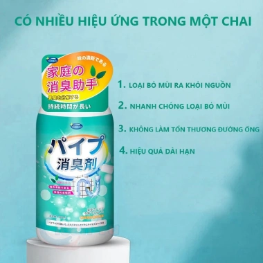 Dung Dịch Khử Mùi Cống Enzyme 500ml Khử Hôi An Toàn Hiệu Quả Đường Ống