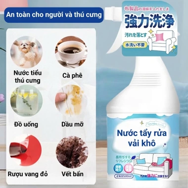 Dung dịch làm sạch ghế sofa 500ml - Tác nhân vệ sinh ghế da, ô tô, nỉ, vải Foam Cleaner - 109.999₫