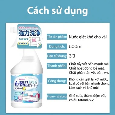 Dung dịch làm sạch ghế sofa 500ml - Tác nhân vệ sinh ghế da, ô tô, nỉ, vải Foam Cleaner - 109.999₫ 9 Dung dịch làm sạch ghế sofa 500ml - Tác nhân vệ sinh ghế da, ô tô, nỉ, vải Foam Cleaner - 109.999₫ 9