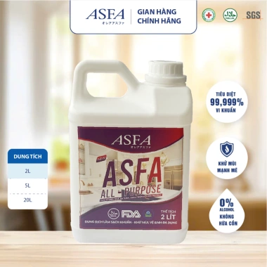 Dung dịch làm sạch khử mùi ASFA All Purpose 2L - Kháng khuẩn, giá giảm 163.000 VND 2