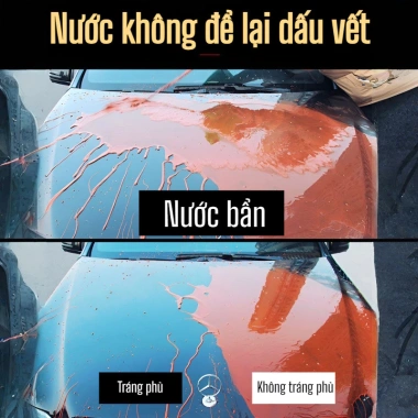 Dung Dịch Phủ Chống Thấm Ô Tô Phủ Gốm - Bảo Vệ Kính, Lớp Sơn, Chống Bám Nước, Xịt Làm Sạch Nhanh - Giá Chỉ 77,140₫ 2
