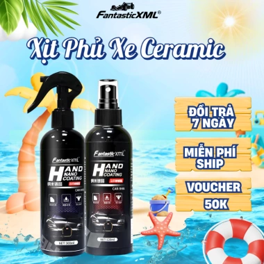 Dung Dịch Phủ Nano Xe Hơi Fantastic XML - Xịt Chống Nước, Giữ Màu Lâu, Không Ố Sơn, Dễ Dùng 10