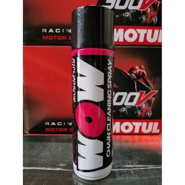 Dung dịch rửa sên xích xe máy WOW 600ml chính hãng – Giảm mài mòn, bảo vệ xích, chỉ 185k