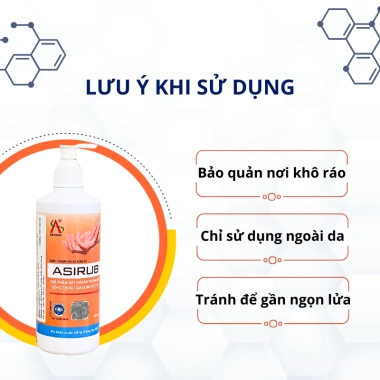 Dung dịch rửa tay khô ASIRUB 100-500ml – Làm sạch khuẩn tức thì, loại bỏ bụi bẩn, dịu nhẹ cho da – Giá chỉ 23.000 VND 5