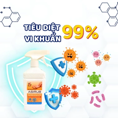 Dung dịch rửa tay khô ASIRUB 100-500ml – Làm sạch khuẩn tức thì, loại bỏ bụi bẩn, dịu nhẹ cho da – Giá chỉ 23.000 VND 7