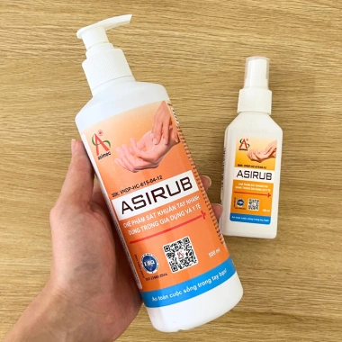 Dung dịch rửa tay khô ASIRUB 100-500ml – Làm sạch khuẩn tức thì, loại bỏ bụi bẩn, dịu nhẹ cho da – Giá chỉ 23.000 VND 8