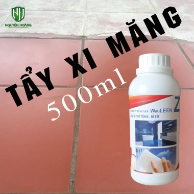 Dung dịch tẩy bê tông xi măng rỉ sét 500ml - Giá 65k, sạch nhanh, mạnh